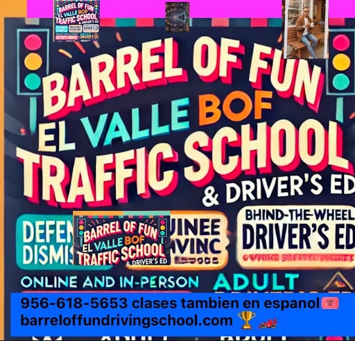 Barrel of Fun Driving School/escuela de manejo