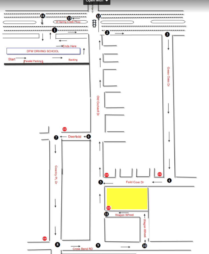 Escuela de Conducción DFW – Plano, TX (Adolescentes, Adultos, Prueba de Carretera DPS)