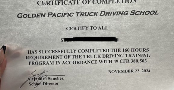 Golden Pacific Truck School: Escuela de Camiones y Cursos de Conducción Profesional